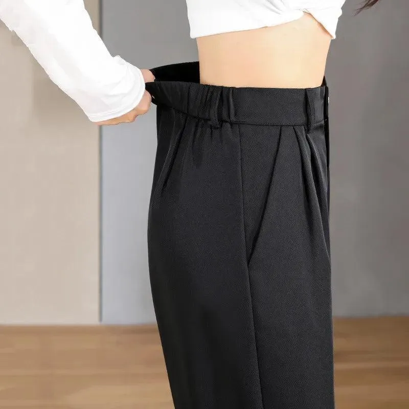 Vintage High-Waist Office Pants: Timeless Sophistication