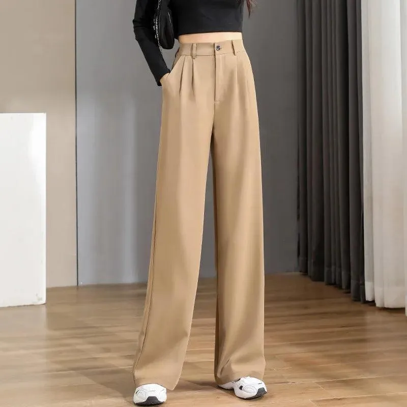 Vintage High-Waist Office Pants: Timeless Sophistication