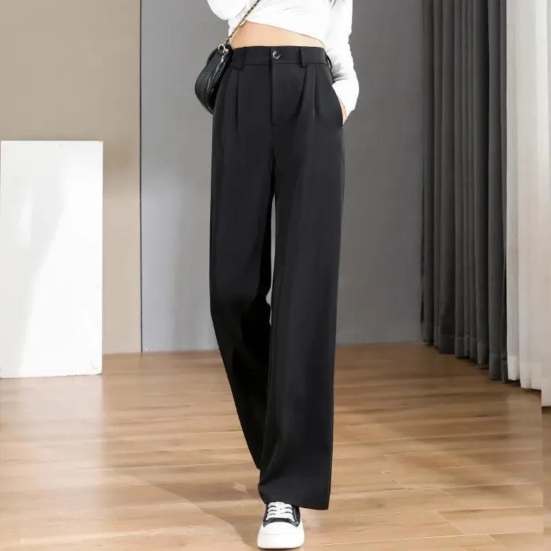 Vintage High-Waist Office Pants: Timeless Sophistication