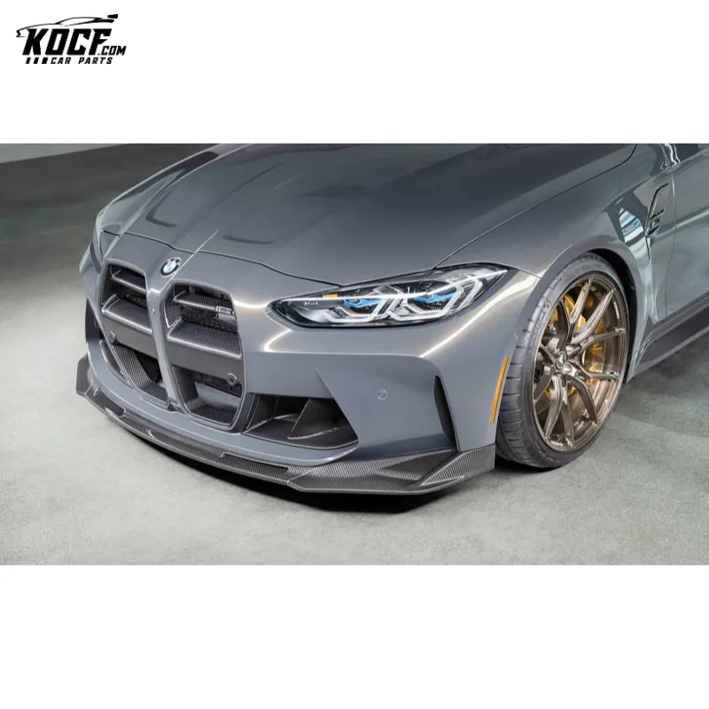 VOR style Carbon Fiber Front Bumper Chin Lip Spoiler For BMW G80 M3 G82 G83 M4 2022