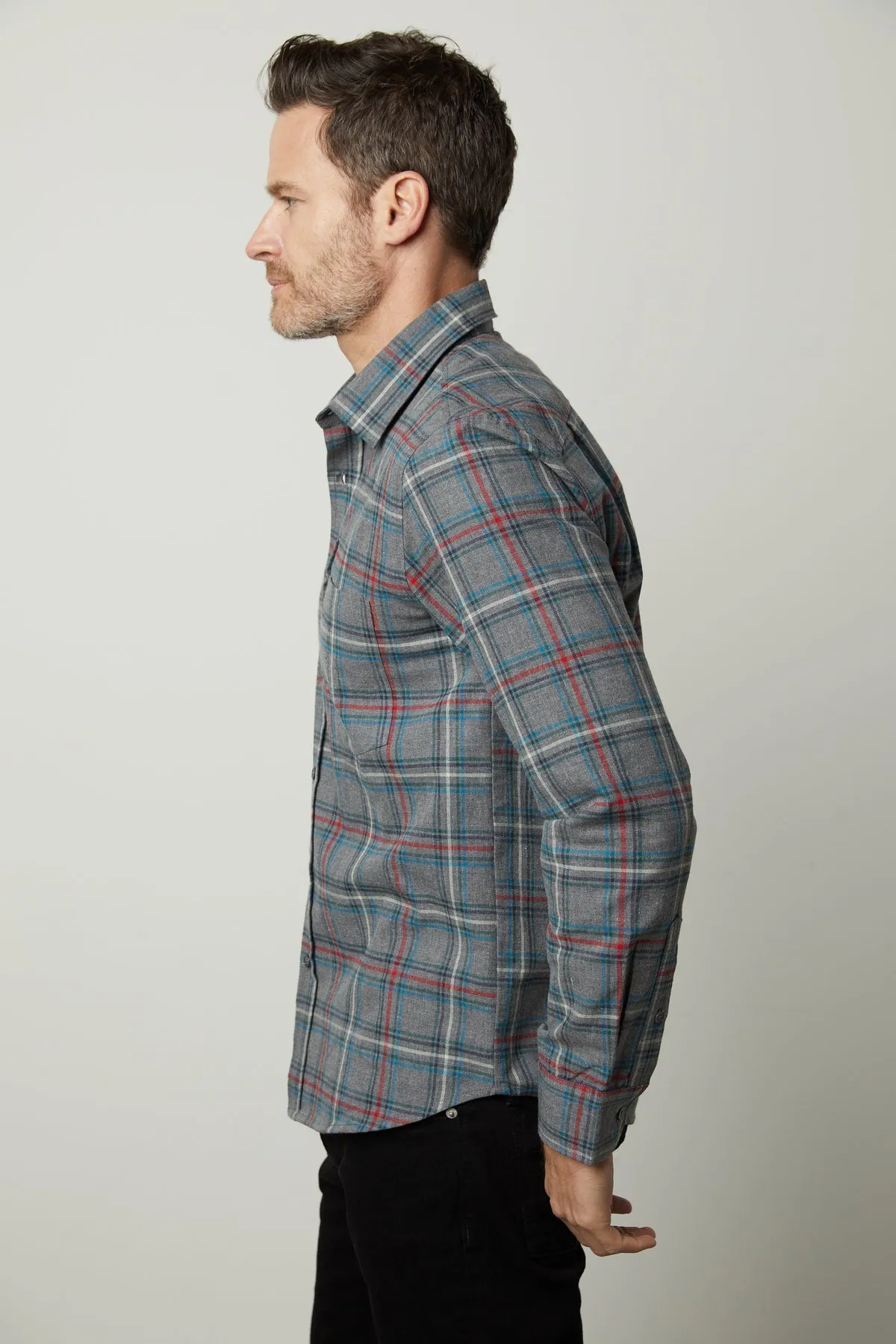 WILDER PLAID BUTTON-UP SHIRT